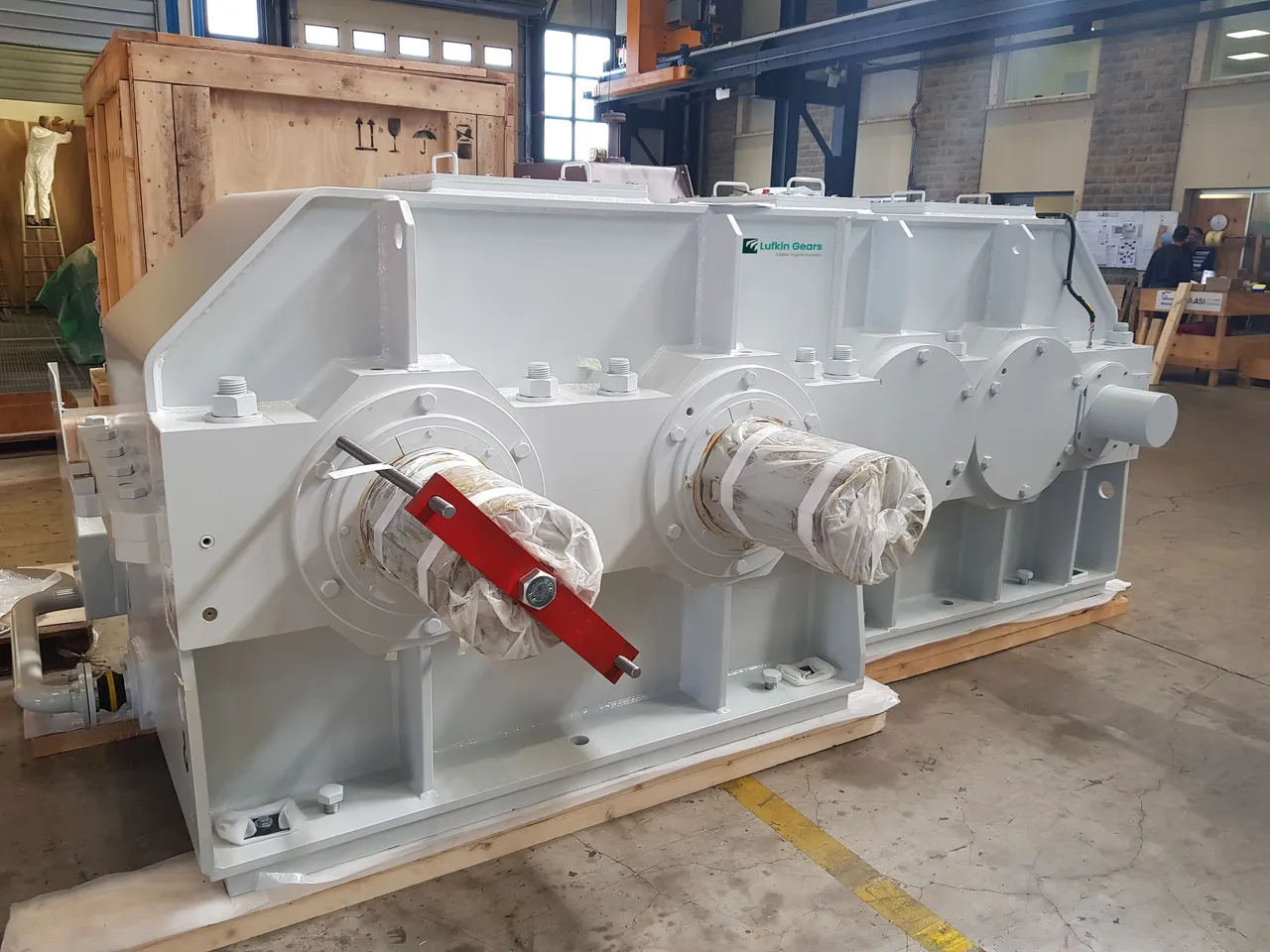 Aplikasi gearbox industri karet dan plastik