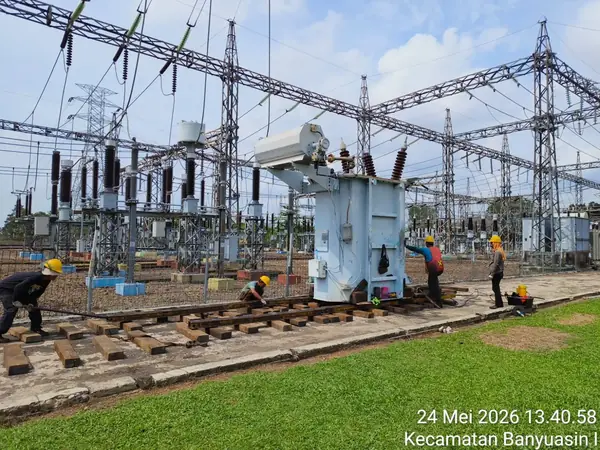 Transformer arrival on site