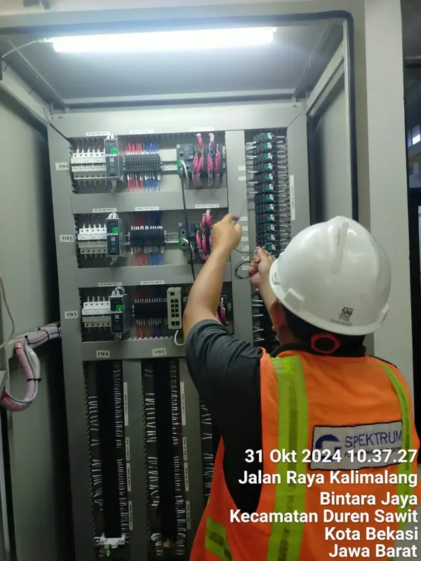 Upgrade switch hub di stasiun pompa Buaran