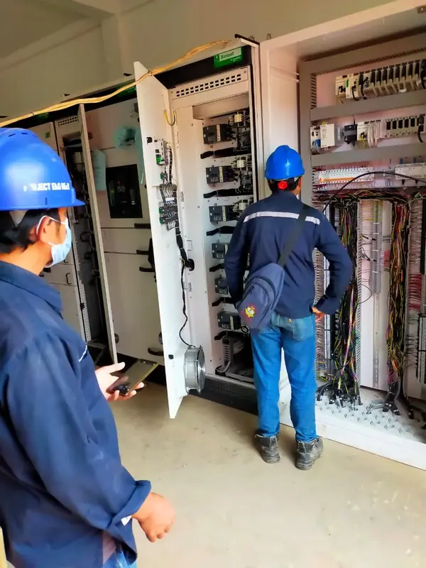 Panel otomasi untuk CHF PLTU Sumsel 8